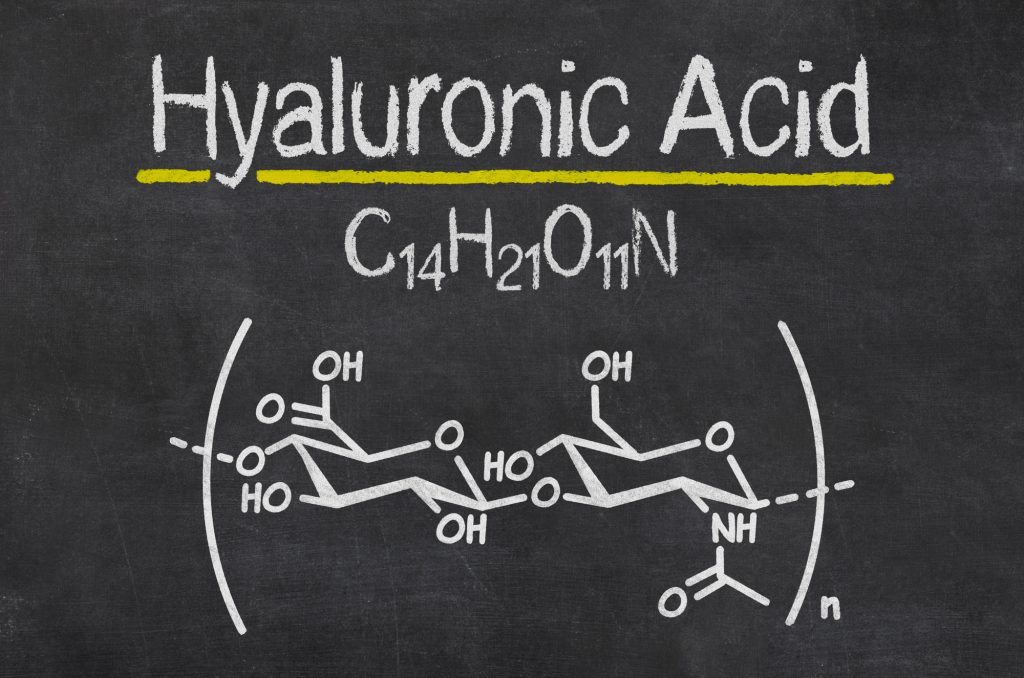 Hyaluronic acid is an important component of many dermal fillers, which is present in the body's connective tissues.